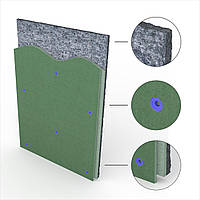 Звукоізоляційна сендвіч-панель Isophon Panel Slim 990х665х40мм