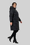 Пальто Юстина чорний 50 (102571), фото 3