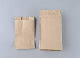 Бумажные пакеты саше крафт бурий, 90х50х150, 40г/м2 (100 шт), фото 2