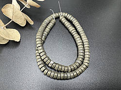 Пірит диск 4*2 мм, нитка