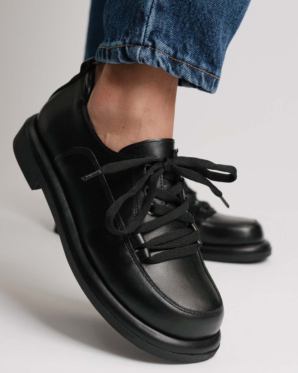 Туфлі жіночі Krula 161511 чорна шкіра