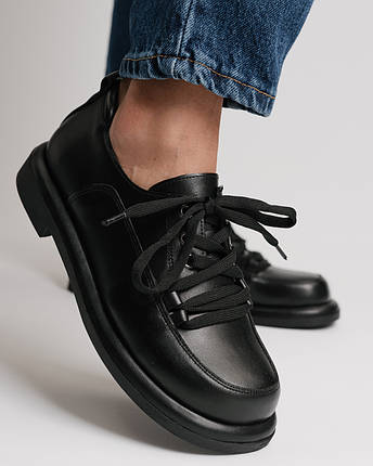 Туфлі жіночі Krula 161511 чорна шкіра, фото 1