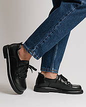 Туфлі жіночі Krula 161511 чорна шкіра, фото 4