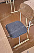 Чохли на шкільні стільці, накидка сидушка на табуретки з засувками на карабіні № 114, фото 7