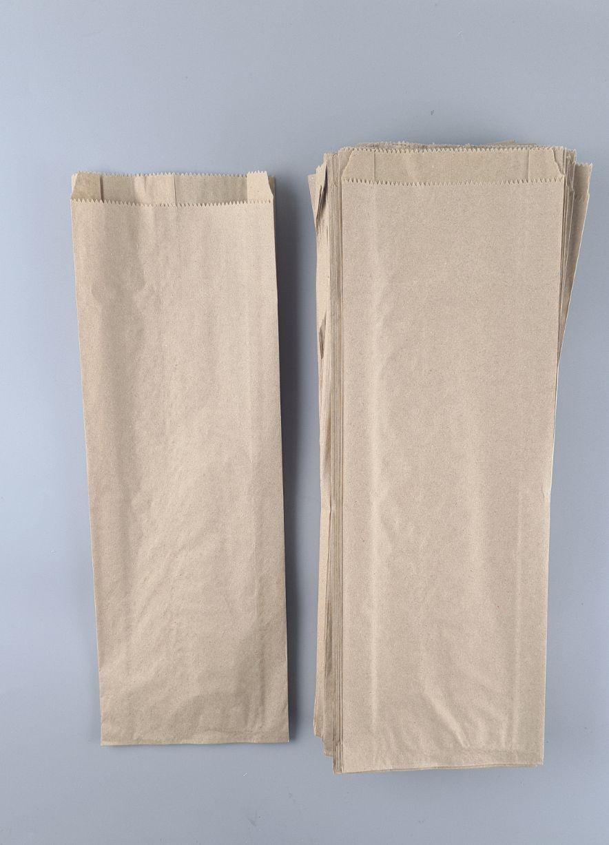 Бумажные пакеты саше крафт бурий, 150х50х440, 40г/м2 (100 шт), фото 1