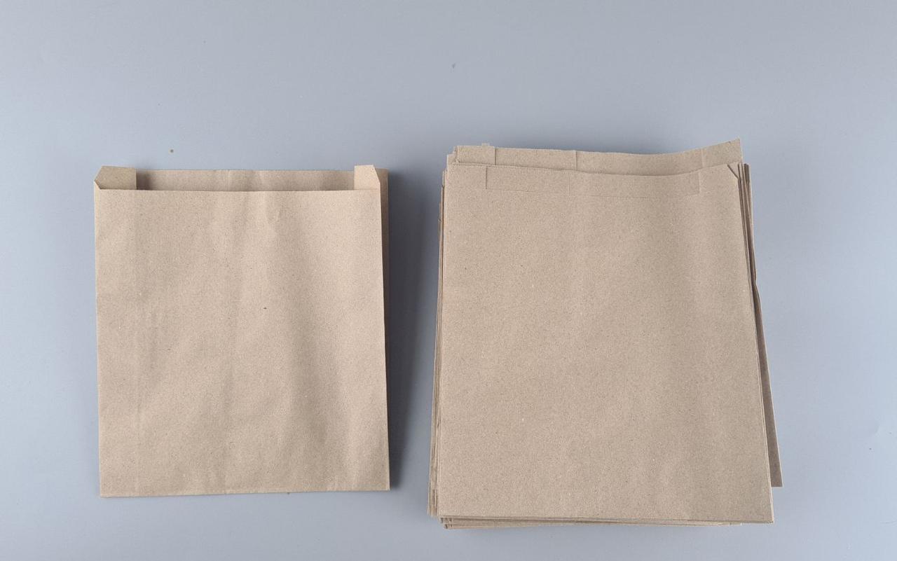 Бумажные пакеты саше крафт бурий, 200х50х230, 40г/м2 (100 шт), фото 1