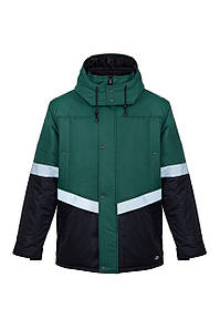 Куртка робоча утеплена ГРИНВИК зелений/чорний