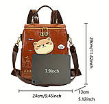 Жіночий рюкзак Beibaobao великої Котик, фото 5