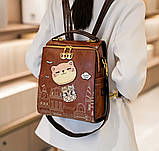 Жіночий рюкзак Beibaobao великої Котик, фото 6