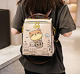 Жіночий рюкзак Beibaobao великої Котик, фото 8