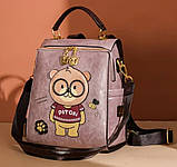 Жіночий рюкзак Beibaobao великої Ведмедик, фото 6