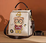 Жіночий рюкзак Beibaobao великої Ведмедик, фото 10