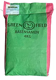 Насіння Газонна трава Універсальна, ТМ Green Field RasenSamen (Україна), 4 кг