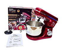 Тістоміс професійний Zepline ZP-9832 міксер із чашею 5 л з нержавіючої сталі 3500 Вт Червоний