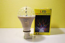 Обертова світлодіодна дисколампа LED Full Color Rotating Lamp (Big) 