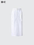 Жіноча спідниця UNIQLO з поясом 1159842988 (Білий 25), фото 3