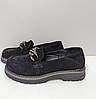 STTOPA Розміри 41-44. Туфлі лофери великих розмірів шкіряні. 470-4144-1 Чорні, фото 2