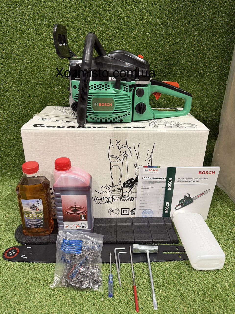 Ланцюгова пила Бош Bosсhh BP 210  у подарунок 2 л оливи, фото 1