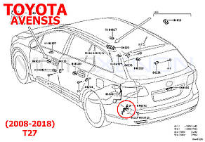 Тяга датчика коректора фар Toyota Avensis T27 задня 8940712040, 89407-12040 тяжка рівня нахилу світла AFS, фото 3
