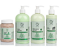 Набір кремів парафінотерапія рук та ніг живлення зволоження скраб, маска крем Elit Lab ВЕЛИКИЙ легка свіжість