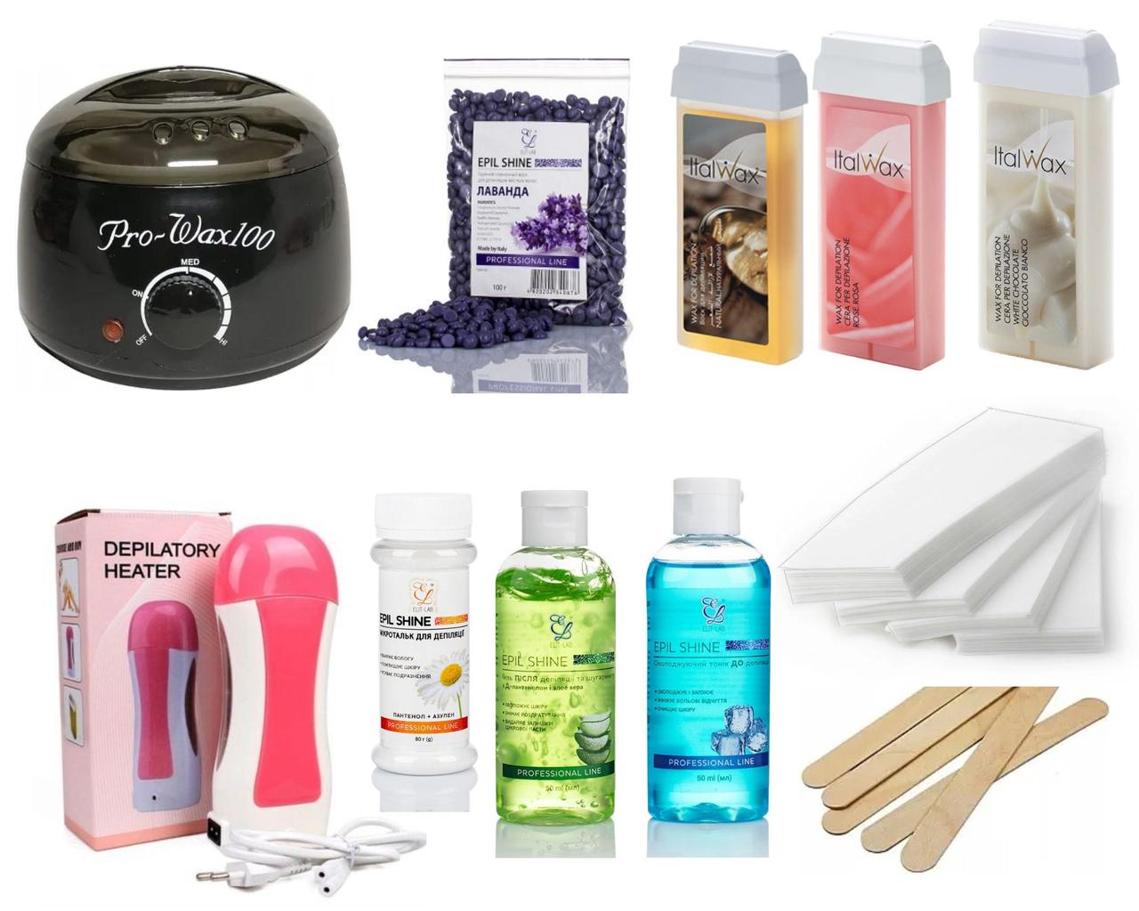 Стартовий набір для депіляції 13 продуктів, фото 1