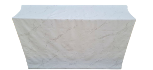 Біла клейонка на тканинній основі Прованс, фото 2