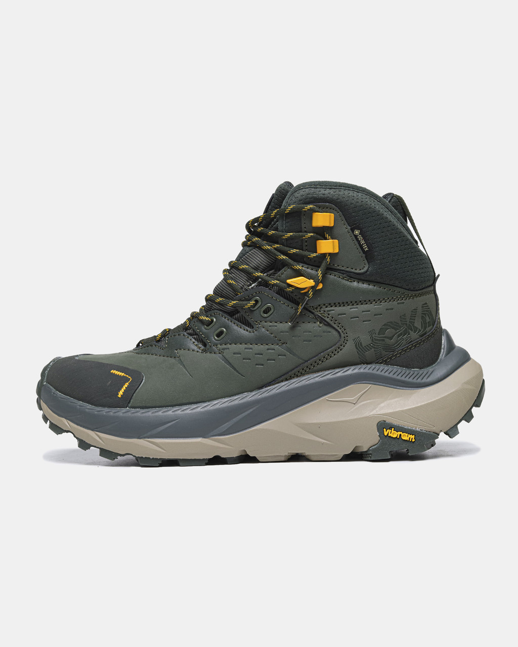 HOKA ONE ONE Kaha 2 High Gore Tex 'Duffel Bag Green Radiant Yellow' 1123155-DBRYL, фото 1