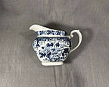 Вінтажний соусник колекційний з малюнком фарфоровий, Голландія, соусниця з розписом фарфор вінтаж, фото 4