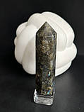 Лабрадор натуральний обеліск з натурального лабрадора обеліск з каменю лабрадор олівець з лабрадору, фото 3