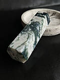Моховий агат. Обеліск з натурального агату. Камінь моховий агат., фото 4