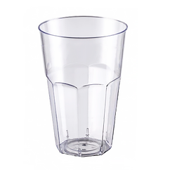 Стакан коктельний прозорий 420 мл стекелопластик 8шт
