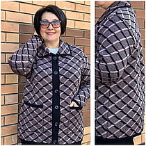 Жіноча кофта на ґудзиках великого розміру (з 54 по 64 розмір)