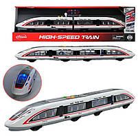 Потяг WY 970 A (18) звук, підсвічування, на батарейках, довжина 58 см, інерція, відкриваються двері, в коробці