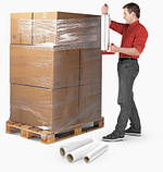 Стрейч плівка прозора 500 мм. х18 мкм, 5 кг, (стрейч первинний), фото 4