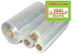 Стрейч плівка прозора 500 мм. х18 мкм, 3 кг, (стрейч первинний)