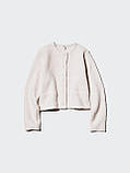 Жіночий в'язаний кардиган UNIQLO 1159842995 (Молочний XXL), фото 5