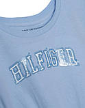 Дитяча футболка Tommy Hilfiger з вузлом та паєтками 1159843012 (Блакитний M), фото 4
