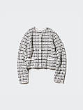 Жіночий в'язаний кардиган UNIQLO 1159842970 (Чорний/Молочний S), фото 2