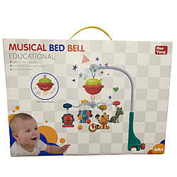 5075 N Карусель мобільний на ліжечко, пульт, звук, підсвітка