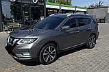 Вітровики з хромом молдингом (неіржавка сталь), дефлектори вікон Nissan X-Trail (T-32)/Nissan Rogue 2014-2020, фото 3