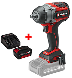 Потужний ударний гайковерт акумуляторний Einhell Professional TP-CW 18/750-C Li BL-Solo (з АКБ 18V 4,0Ah і ЗП)