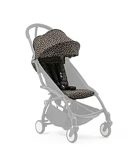Комплект текстилю для коляски Stokke YOYO, Wild Black Leopard