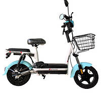 Велосипед з електродвигуном  SPARK COMPACT 14" 48V/400W/12Ah Блакитний