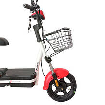 Велосипед з електродвигуном  SPARK COMPACT 14" 48V/400W/12Ah Червоний, фото 4