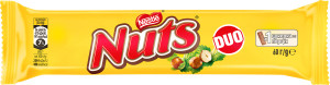 Батончик Nuts Duo з цілими лісовими горіхами 2х30 г.(Натс), фото 1