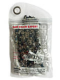 Цепь   на 52  звена  (26 зубов), шаг 3\8, паз 1,3, цепь на бензопилу, цепь для электропилы, фото 2