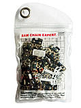 Цепь бензопилы на 56 звеньев (28 зубов), шаг 3\8, паз 1,3, цепь на бензопилу, цепь для электропилы, фото 3