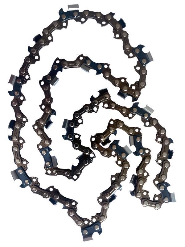 Цепь для бензопилы, элекропилы, 50 звеньев (25 зубов) шаг 3\8, под паз 1,3 ( 0,050"), цепь с позолот, фото 1