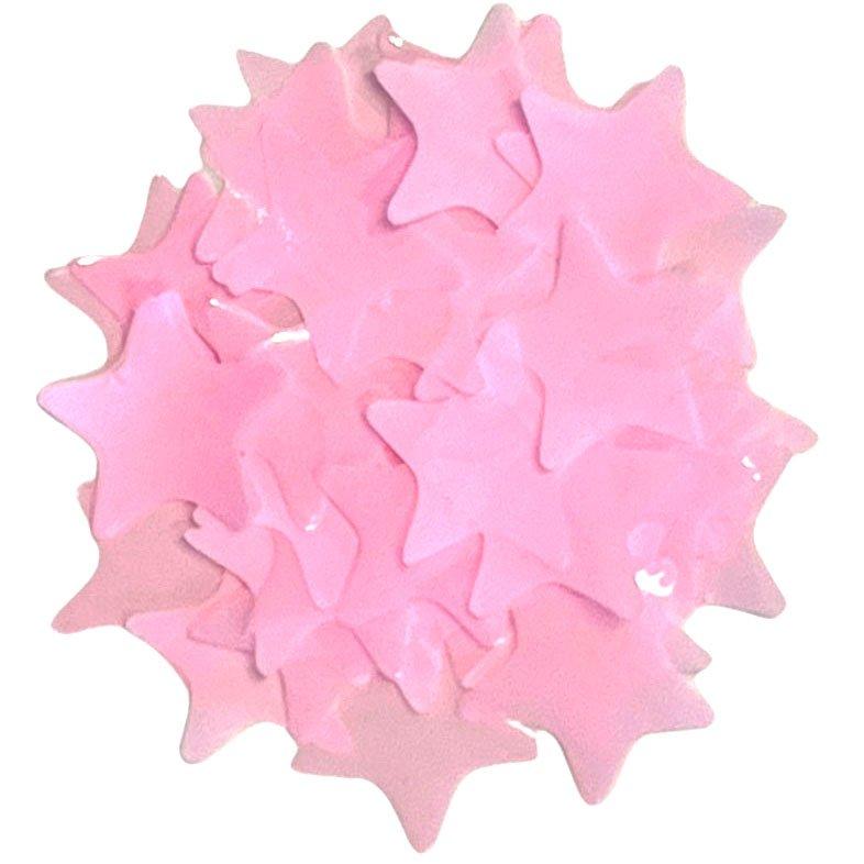 Конфетті зірки рожеві 50 гр 35 мм
