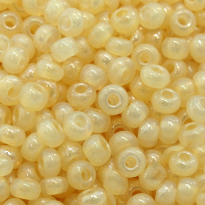 Бісер 47113 Чеський Preciosa 10/0, Перловий S, Жовтий, Круглий, 50 г, фото 1